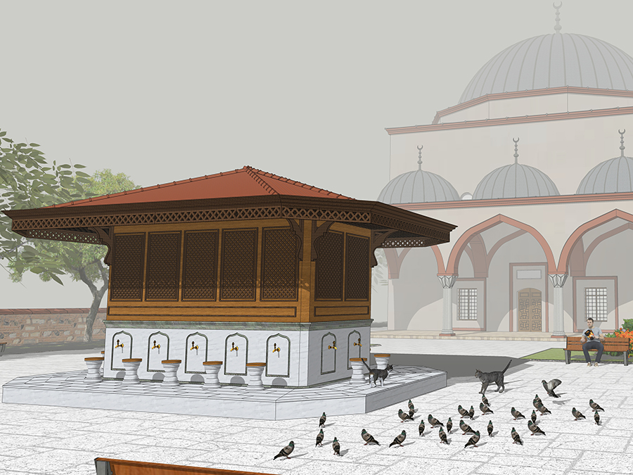 Şadırvan ve Meydan Çeşmesi