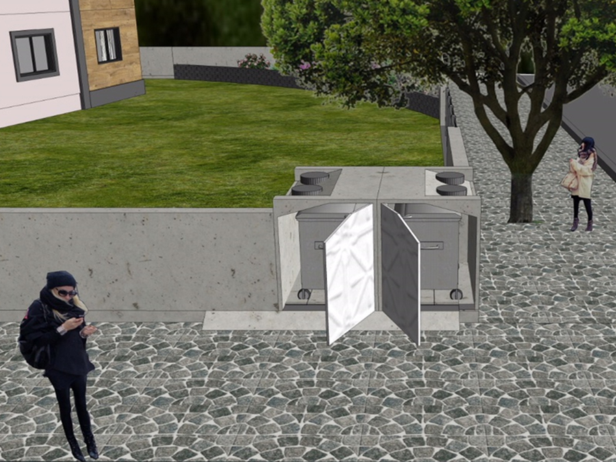 Betonarme Çöp Konteynerleri