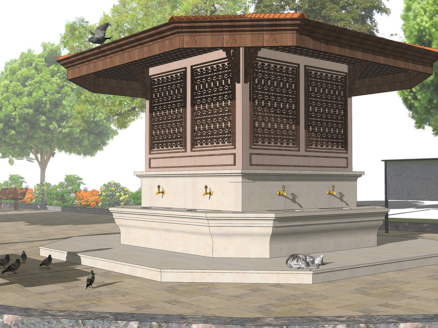 Şadırvan ve Meydan Çeşmesi