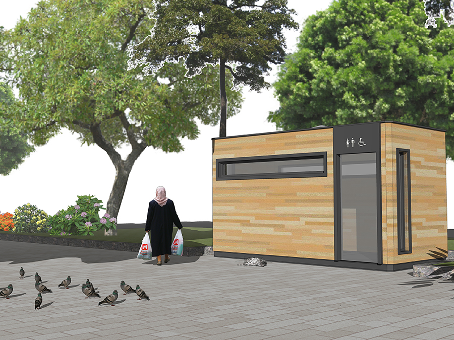 Betonarme Hazır Bay Bayan WC