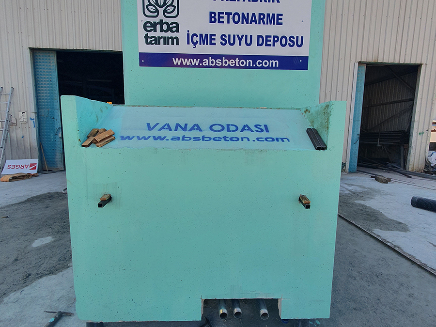 10 m3 Prefabrik Betonarme Su Deposu