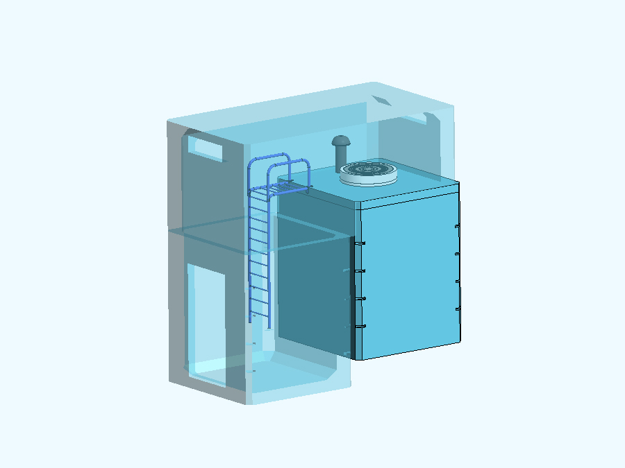 10 m3 Prefabrik Betonarme Su Deposu