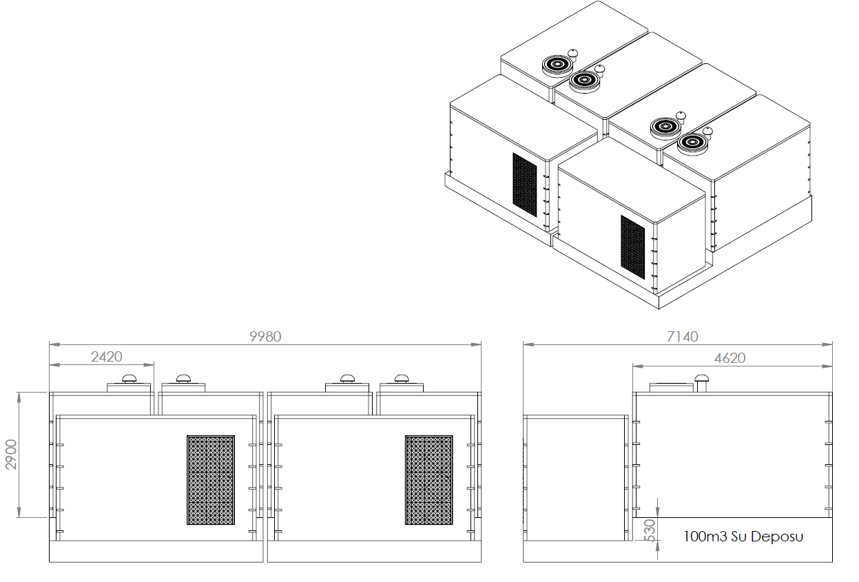 100 M3  PREFABRiK BETONARME  DEPOLAR