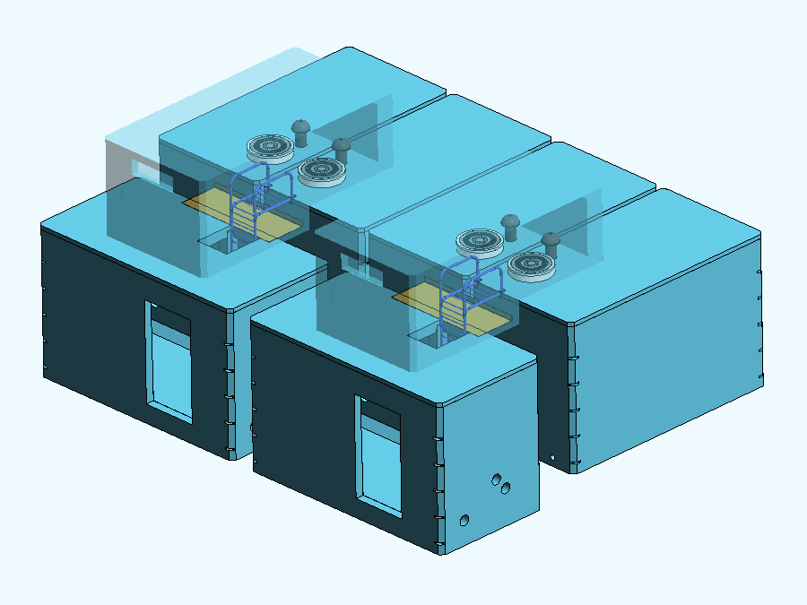100 m3 Prefabrik Betonarme Su Deposu