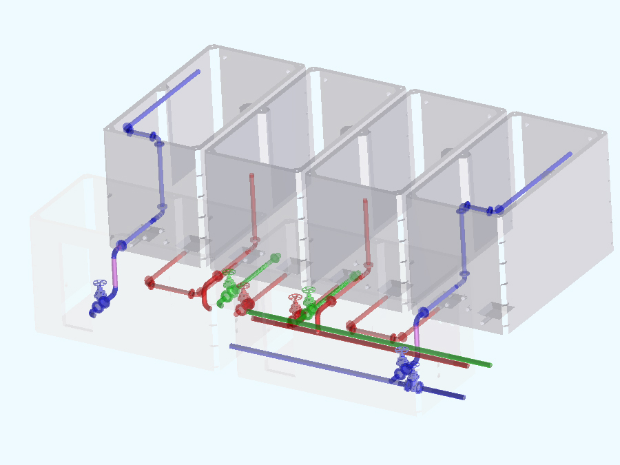 100 m3 Prefabrik Betonarme Su Deposu