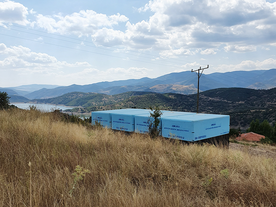 100 m3 Prefabrik Betonarme Su Deposu