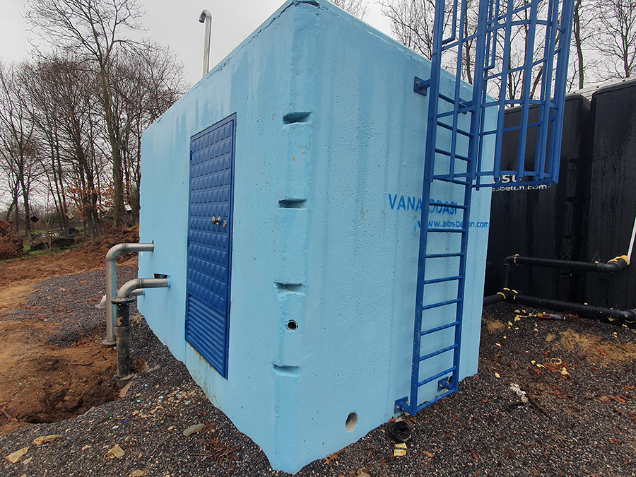 100 m3 Prefabrik Betonarme Su Deposu