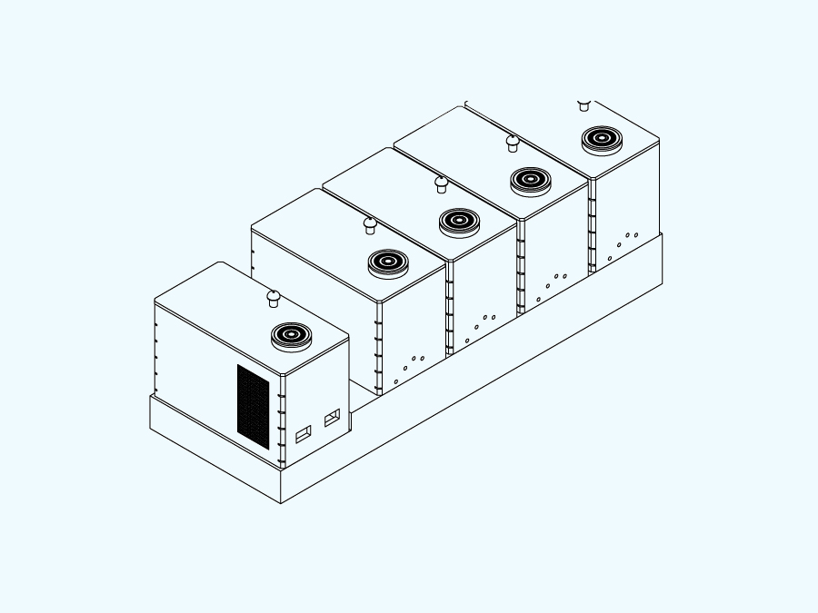 100 m3 Prefabrik Betonarme Su Deposu