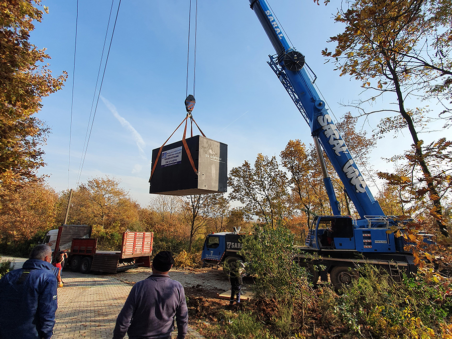 100 m3 Prefabrik Betonarme Su Deposu