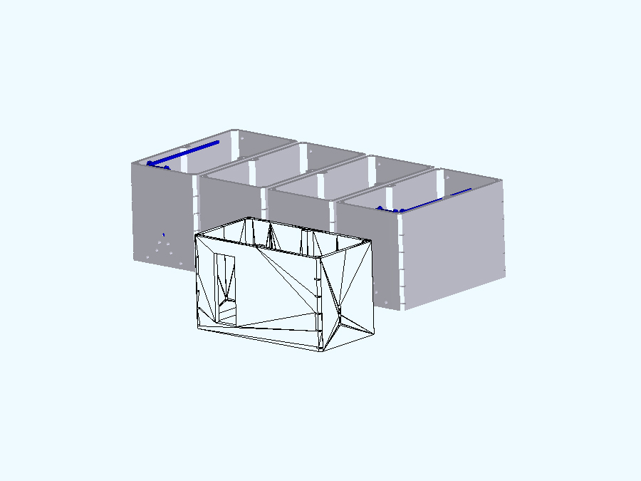 100 m3 Prefabrik Betonarme Su Deposu