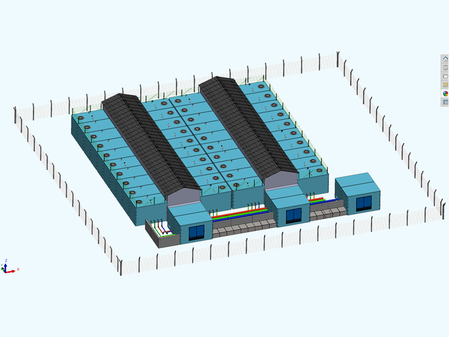 1000 m3 Prefabrik Betonarme Su Deposu