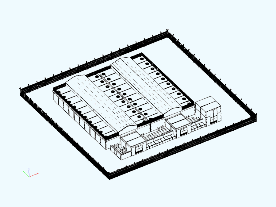1000 m3 Prefabrik Betonarme Su Deposu