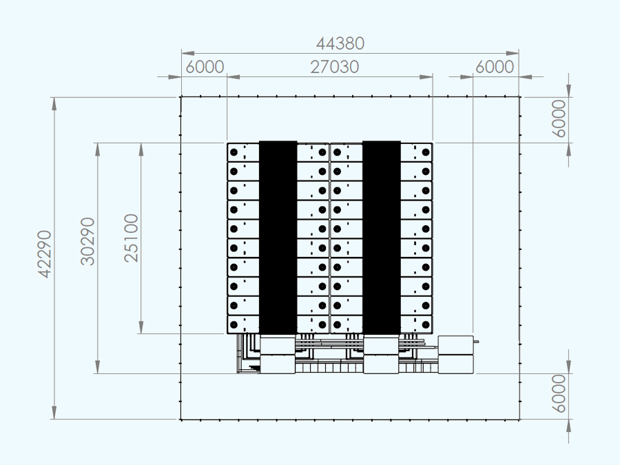 1000 m3 Prefabrik Betonarme Su Deposu