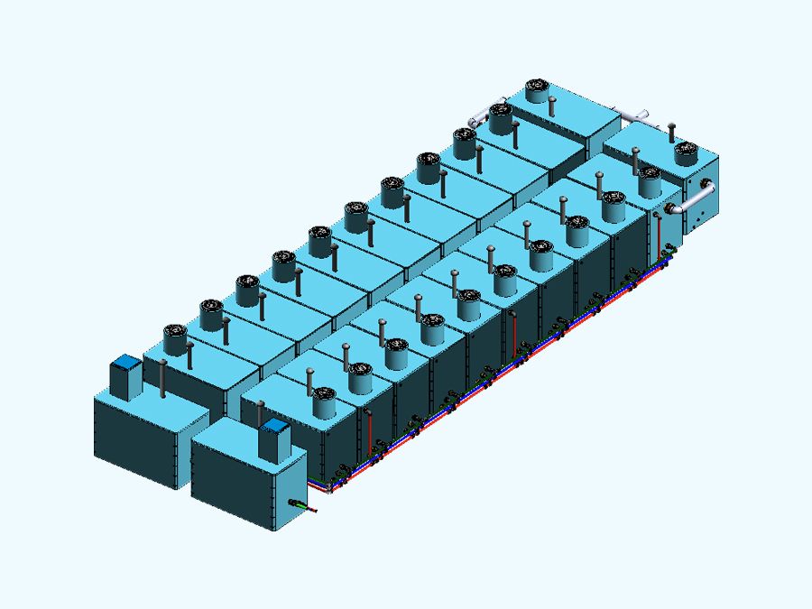 500 m3 Prefabrik Betonarme Su Deposu