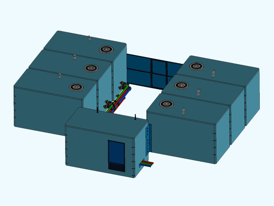 150 m3 Prefabrik Betonarme Su Deposu