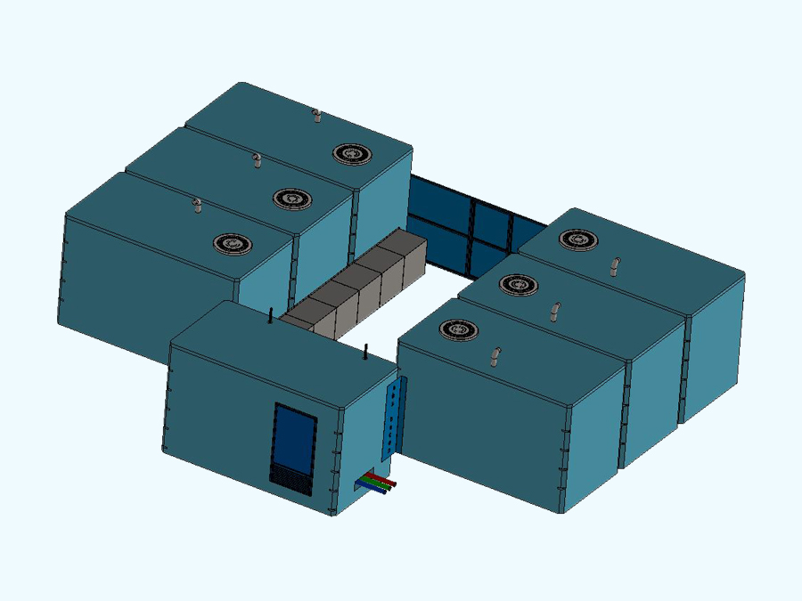 150 m3 Prefabrik Betonarme Su Deposu