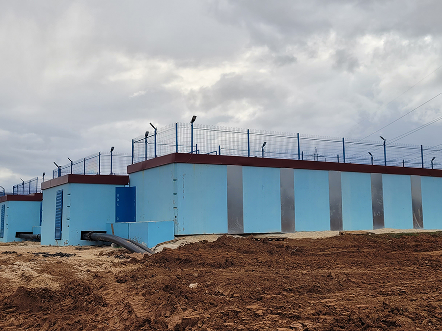 1500 m3 Prefabrik Betonarme Su Deposu