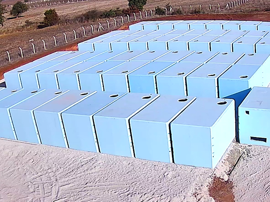 1500 m3 Prefabrik Betonarme Su Deposu