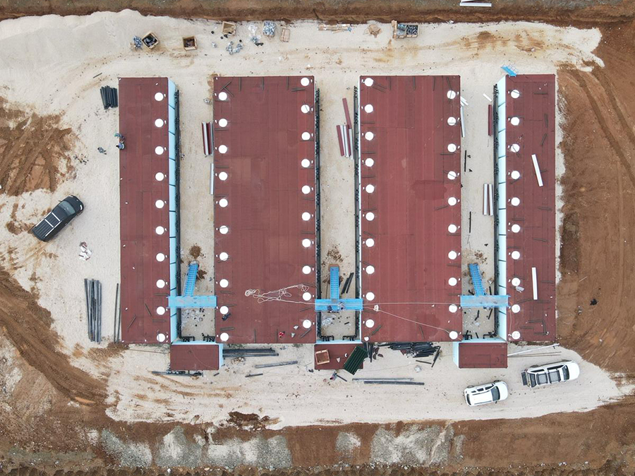 1500 m3 Prefabrik Betonarme Su Deposu