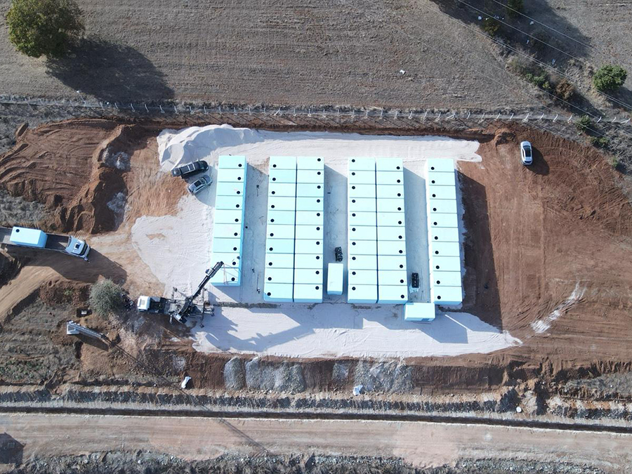 1500 m3 Prefabrik Betonarme Su Deposu