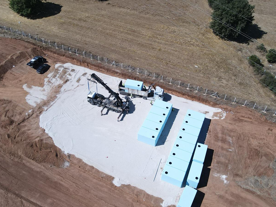 1500 m3 Prefabrik Betonarme Su Deposu