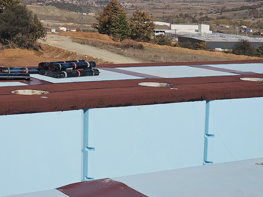 1500 m3 Prefabrik Betonarme Su Deposu