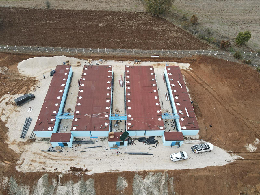 1500 m3 Prefabrik Betonarme Su Deposu