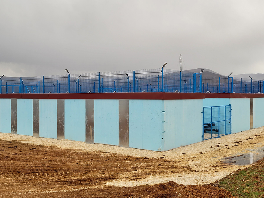 1500 m3 Prefabrik Betonarme Su Deposu