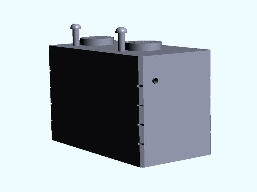 2 Bölümlü Betonarme Foseptik Depo