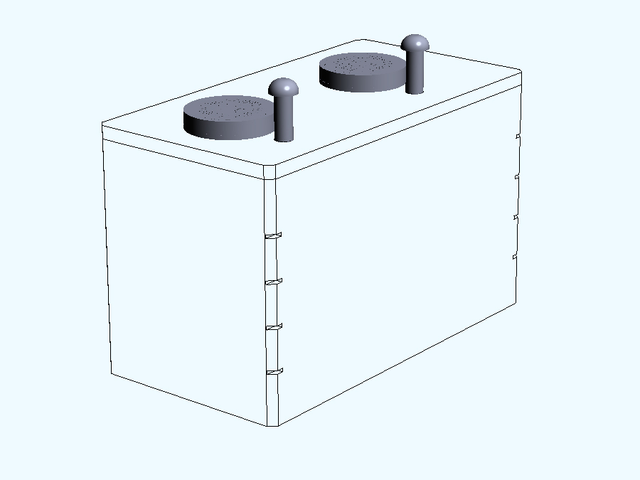 2 Bölümlü Betonarme Foseptik Depo