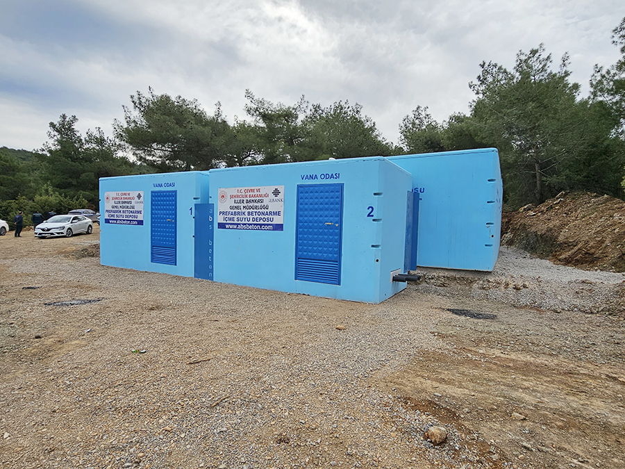 200 m3 Prefabrik Betonarme Su Deposu