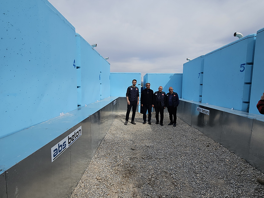 200 m3 Prefabrik Betonarme Su Deposu