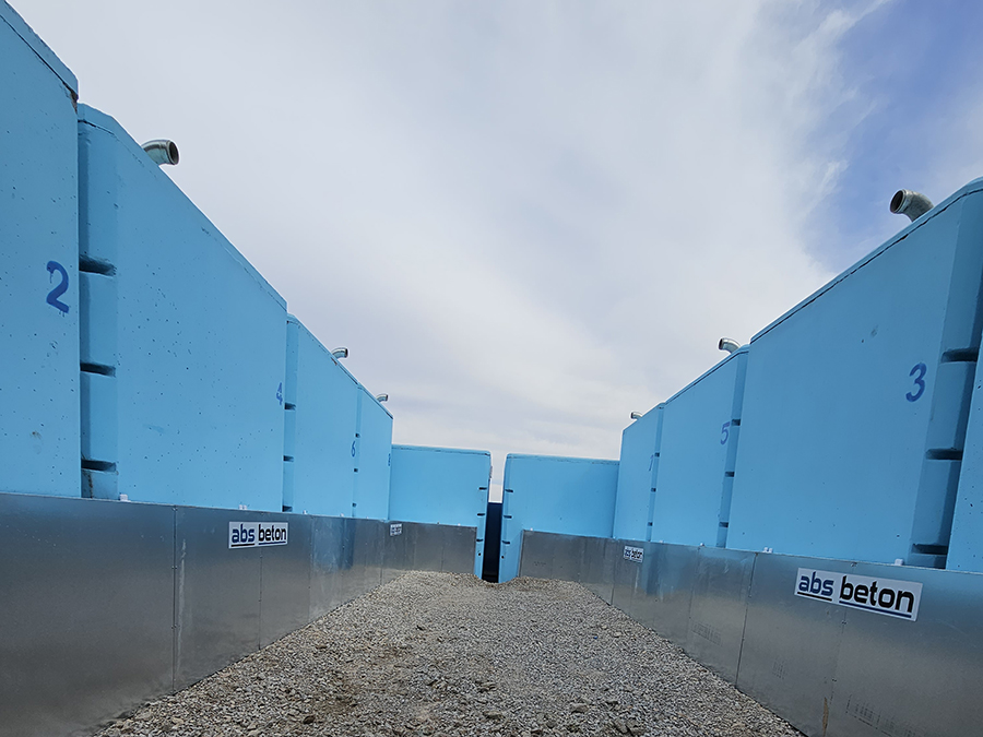 200 m3 Prefabrik Betonarme Su Deposu