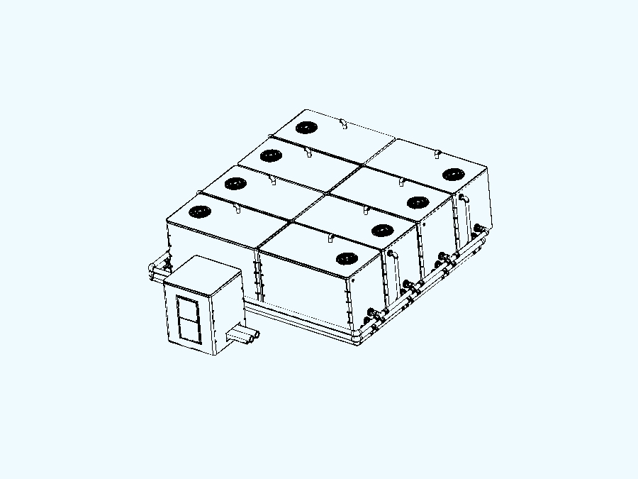 200 m3 Prefabrik Betonarme Su Deposu
