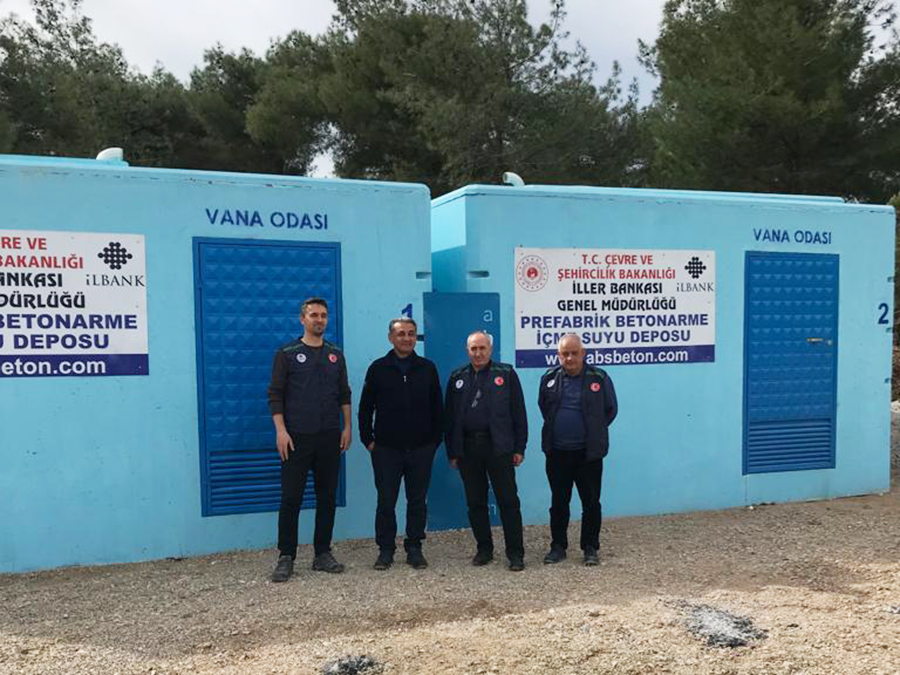 200 m3 Prefabrik Betonarme Su Deposu