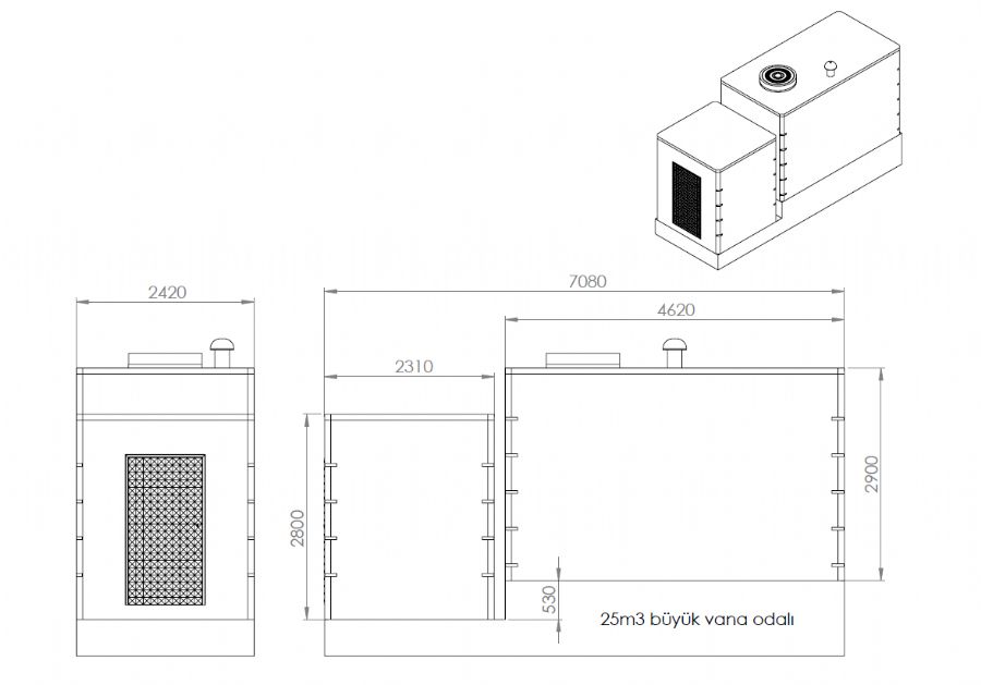 25 M3  PREFABRiK BETONARME  DEPOLAR