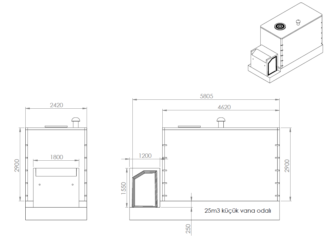25 M3  PREFABRiK BETONARME  DEPOLAR