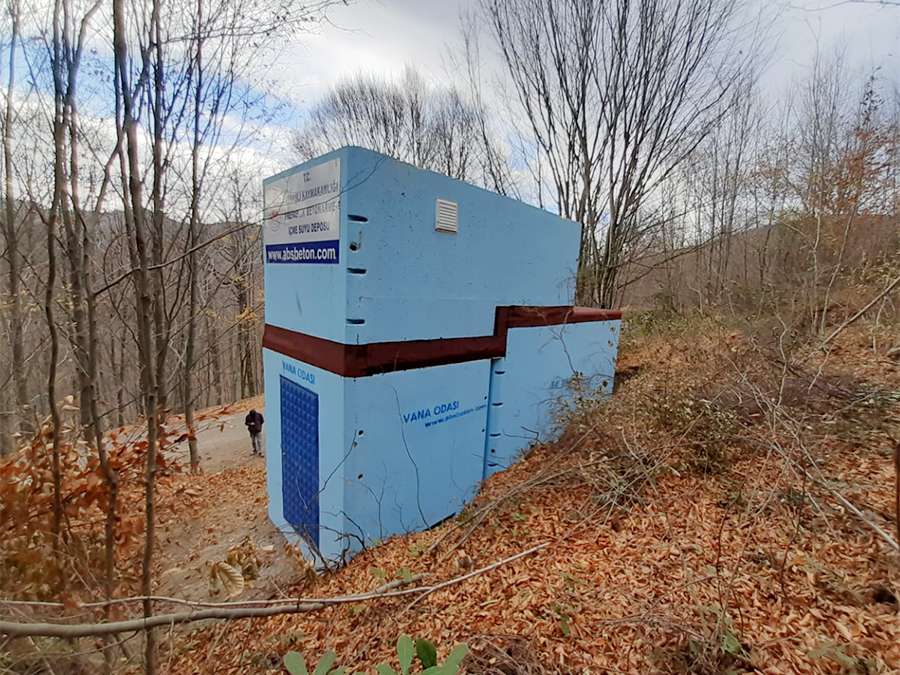 25 m3 Prefabrik Betonarme Su Deposu