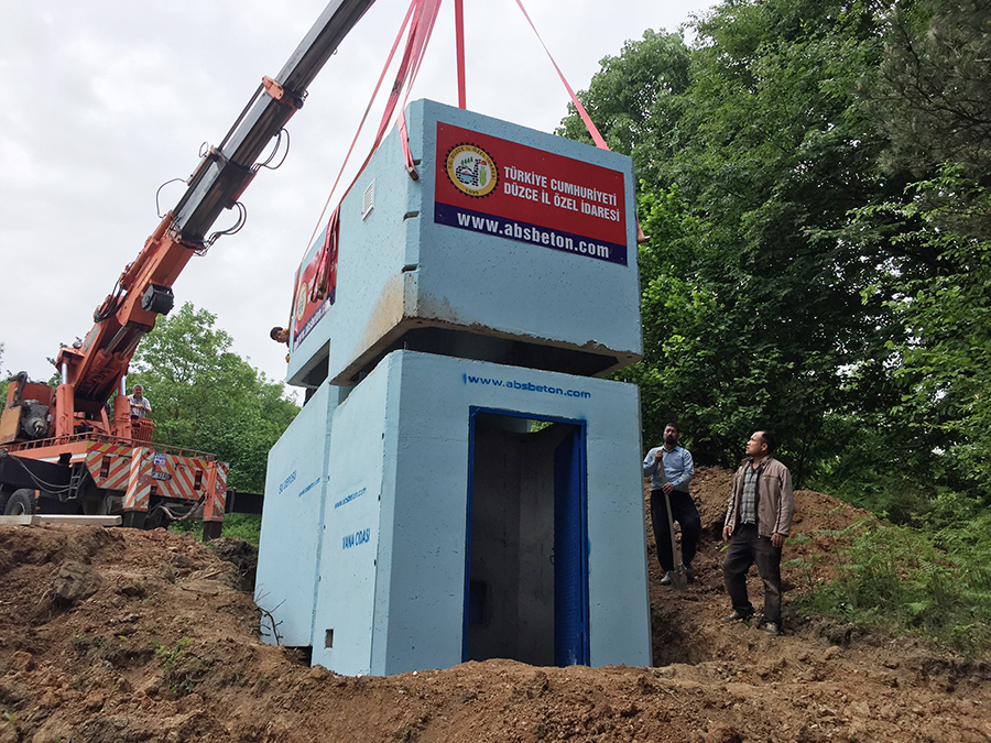 25 m3 Prefabrik Betonarme Su Deposu