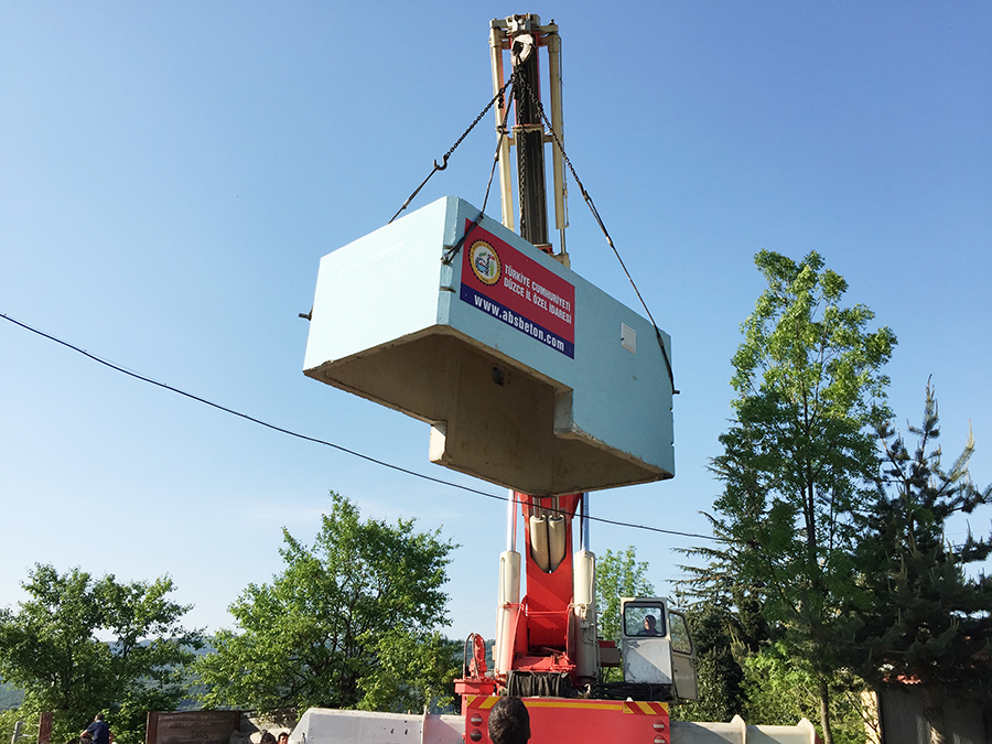 25 m3 Prefabrik Betonarme Su Deposu