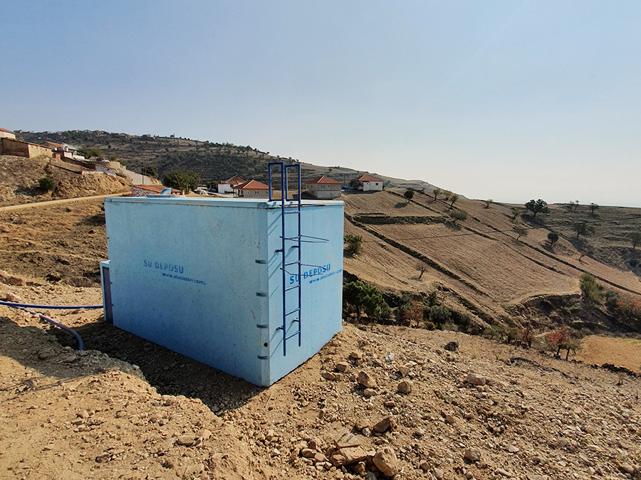 25 m3 Prefabrik Betonarme Su Deposu