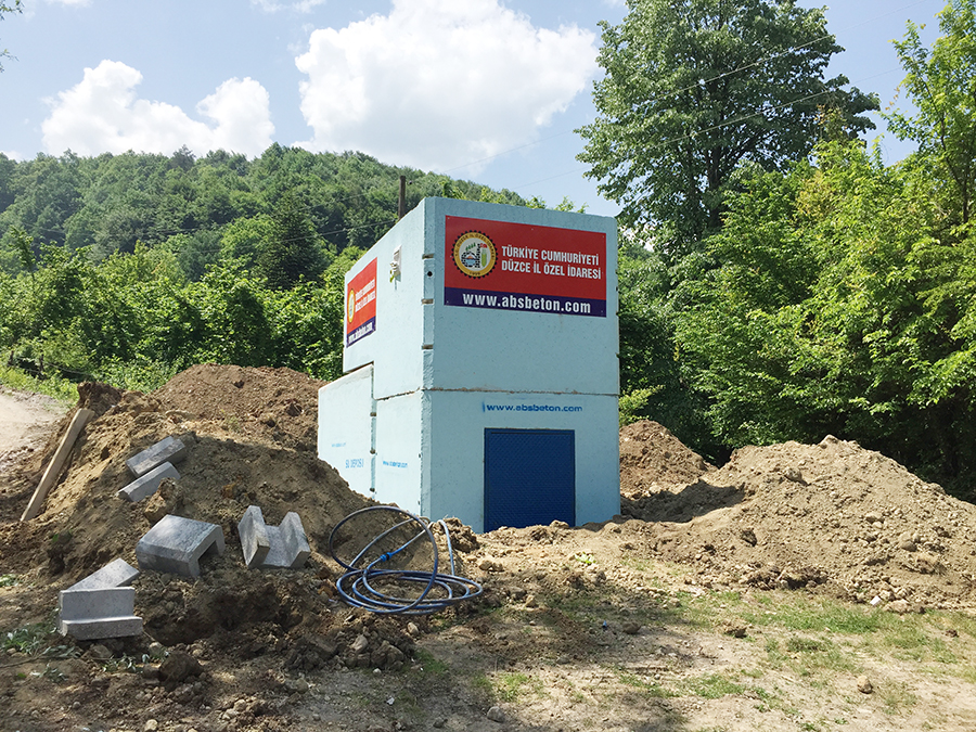 25 m3 Prefabrik Betonarme Su Deposu