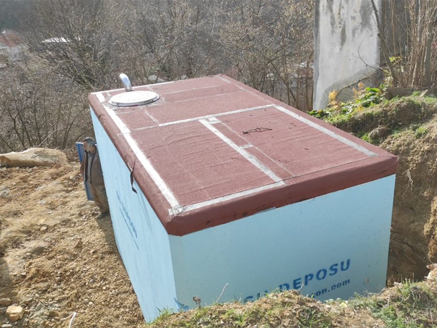 25 m3 Prefabrik Betonarme Su Deposu