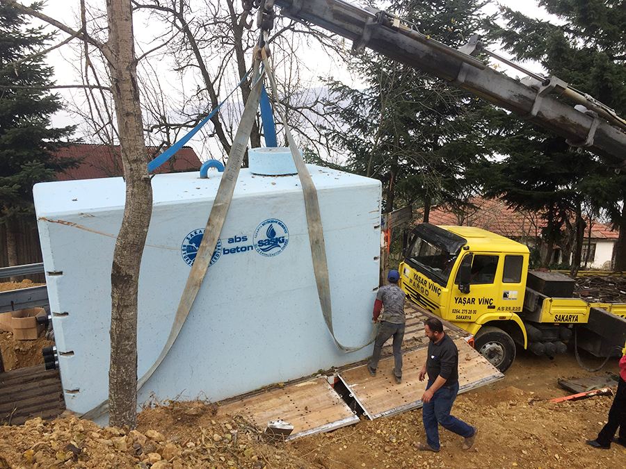 25 m3 Prefabrik Betonarme Su Deposu