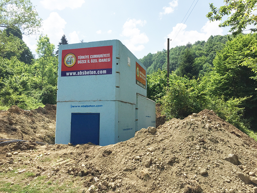 25 m3 Prefabrik Betonarme Su Deposu