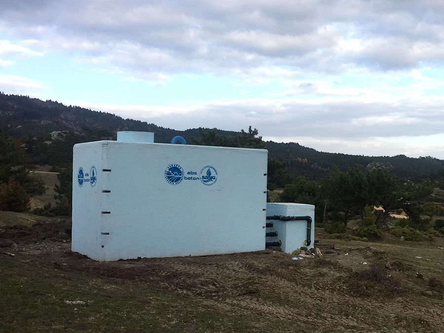 25 m3 Prefabrik Betonarme Su Deposu