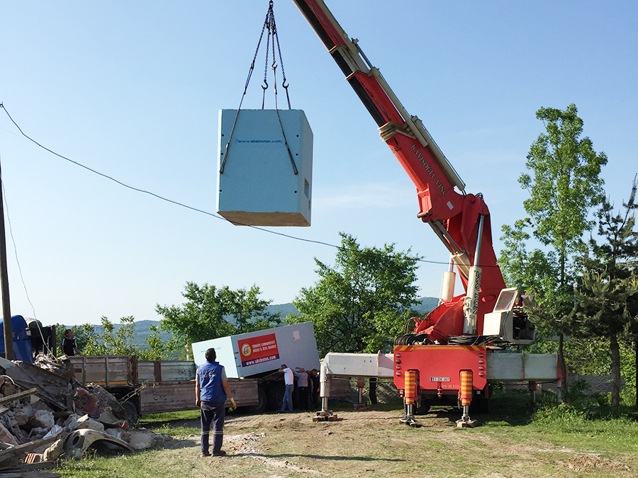 25 m3 Prefabrik Betonarme Su Deposu