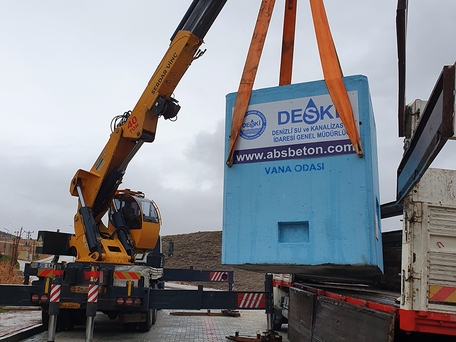 25 m3 Prefabrik Betonarme Su Deposu