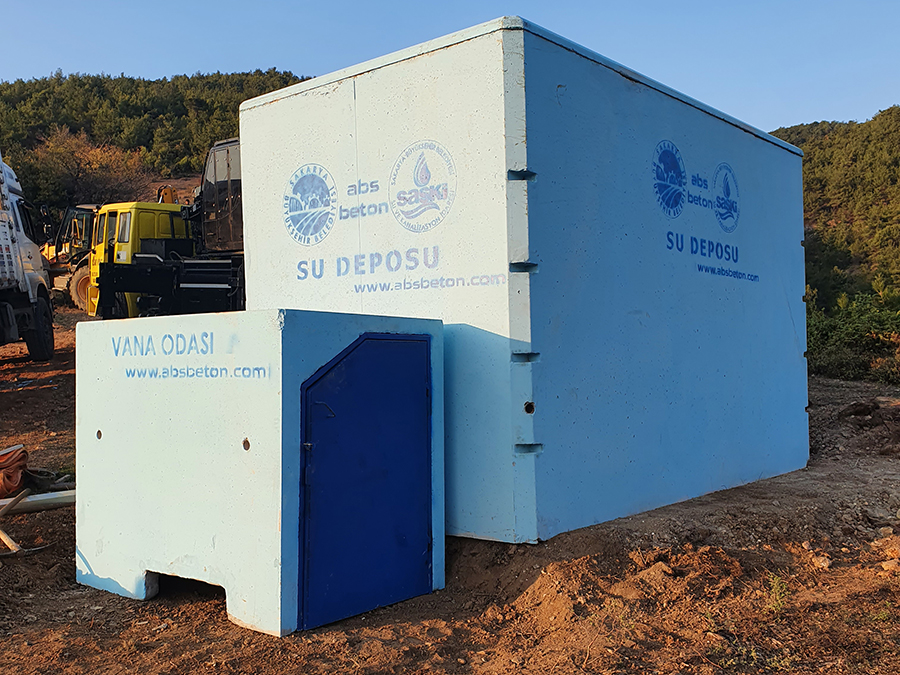 25 m3 Prefabrik Betonarme Su Deposu