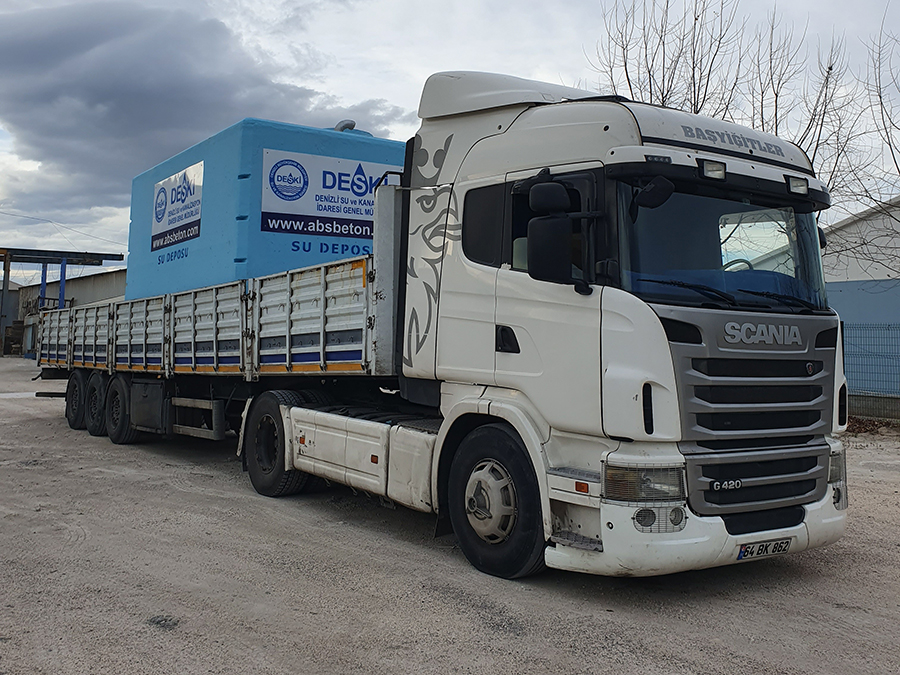 25 m3 Prefabrik Betonarme Su Deposu